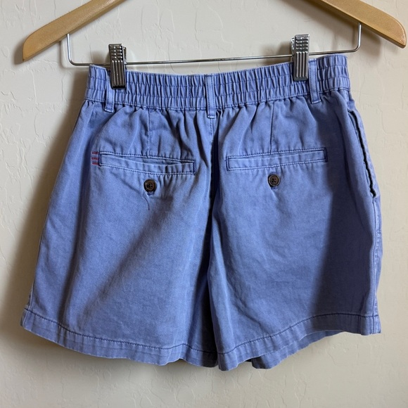 BDG Blaire Chino Short Shorts Pleated Periwinkle Blue Cotton Pull On Chino XS - Picture 5 of 11